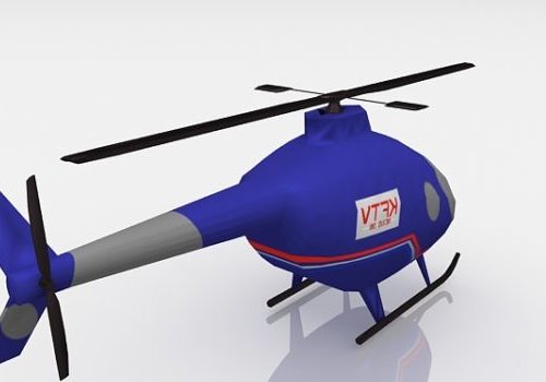 Lowpoly Animated Helicopter