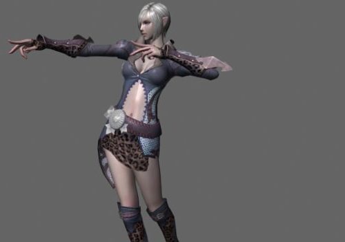 Animated High Elf Female Rigged | Characters