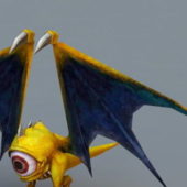 Anime Character Bat Monster