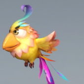 Anime Bird Cartoon Character