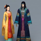 Anime Character Chinese Couple