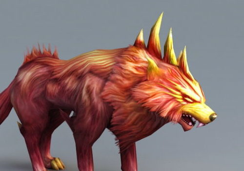Dog Demon Monster Character