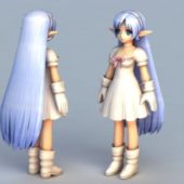 Anime Character Elf Princess