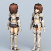 Anime Character Female Knight