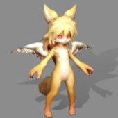 Anime Game Character Fox Girl