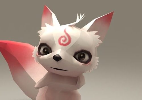 Anime Cartoon Fox Rigged Animated | Animals