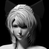 Character Anime Girl Head