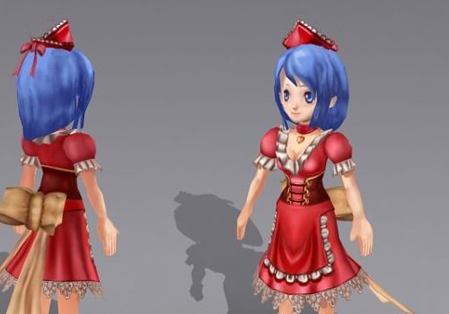Anime Character Girl Maid