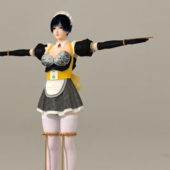 Anime Character Maid Girl