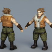Anime Character Male Mercenary