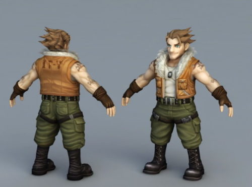 Anime Character Male Mercenary