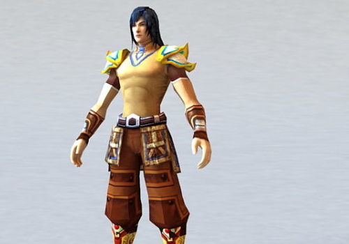 Anime Character Male Warrior