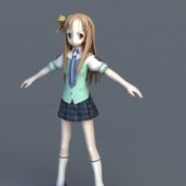 Anime Character Schoolgirl
