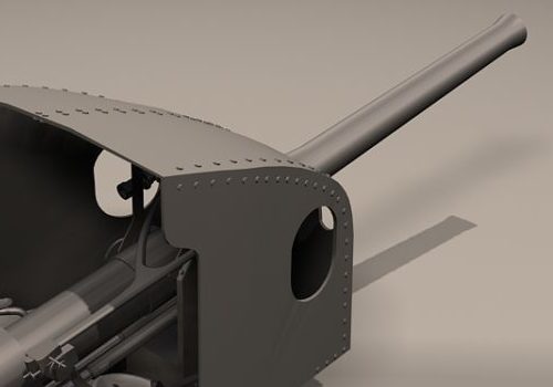 Anti Aircraft Navy Gun