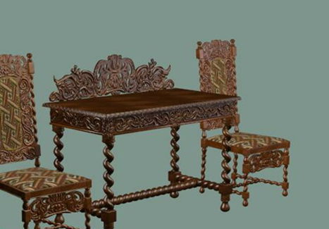 Antique Furniture Chinese Table Chairs