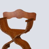 Classic Antique Savonarola Chair