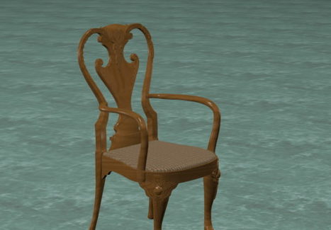 Antique Furniture Carved Wood Chair