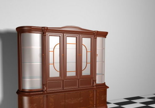 Antique Furniture Display Cabinet