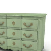 Green Drawer Dresser, Antique Dresser Furniture