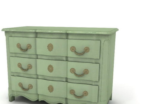 Green Drawer Dresser, Antique Dresser Furniture