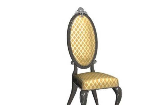 Antique Oval Back Dressing Chair