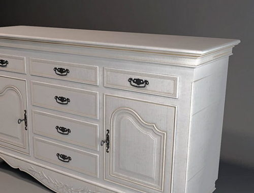 Antique French White Chest Of Drawers | Furniture