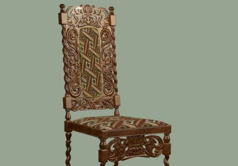 Furniture Antique Carved Chair
