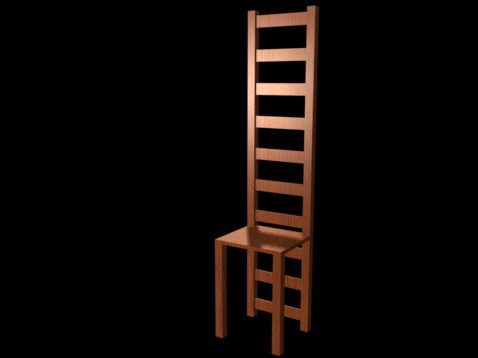Ladder Back Wood Chair Furniture