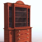 Antique Library Satinwood Bookcase | Furniture