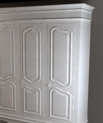 Antique White Armoire | Furniture