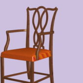 Antique Furniture Wood Arm Chair