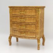 Antique Wood Carved Cabinet Furniture