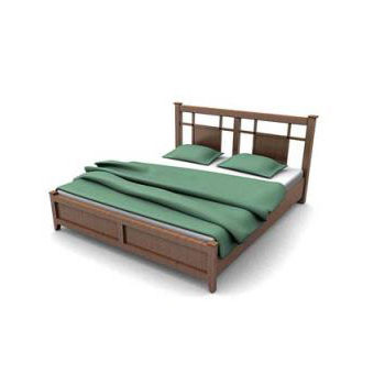 Antique Wood Platform Bed | Furniture