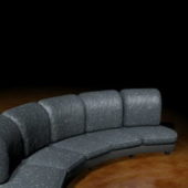 Arc Shaped Sectional Sofa