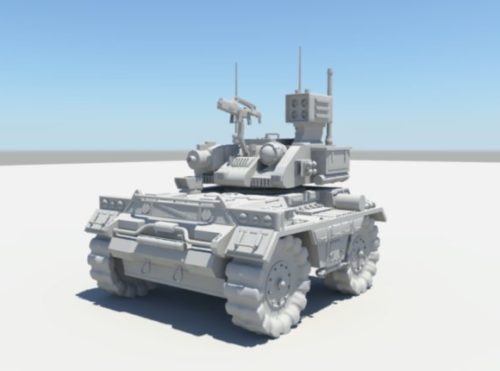 Armed Robotic Weapon Vehicle