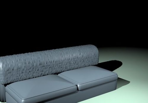 Armless Leather Couch Furniture Design