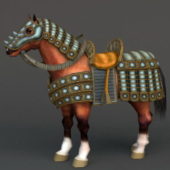 Horse Animal With Armored