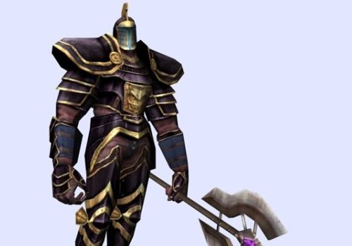 Armored Warrior With Axe | Characters