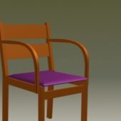 Armrest Wood Chair | Furniture