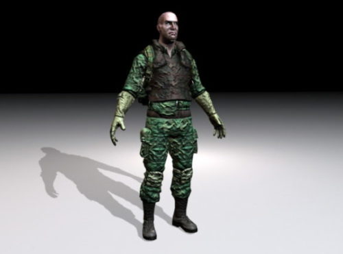 Army Commando Character