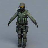 Army Soldier Character