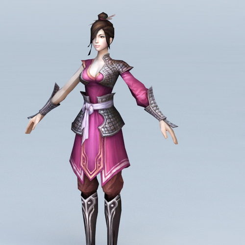 Asian Character Warrior Women