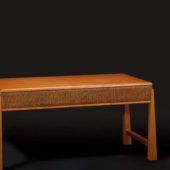 Classic Wood Desk Secretaire Table Furniture