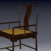 Asian Furniture Wood Arm Chair