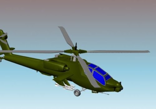 Military Attack Helicopter