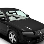 Black Audi A4 Car