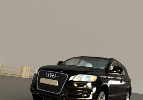 Black Audi Q7 Car