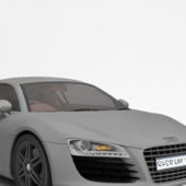 Grey Audi R8 Super Car