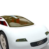 White Audi Rsq Concept Car