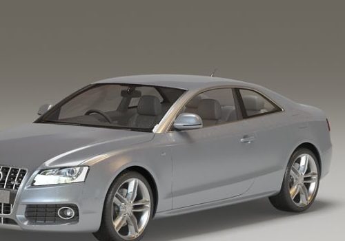 Audi S5 Coupe Gray Sedan Car